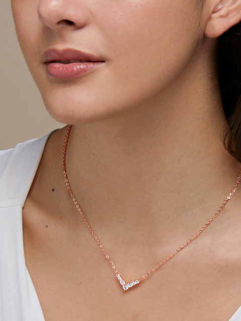 MINUTIAE Rose Gold-Plated Antique Necklace