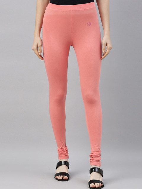 TWIN BIRDS Cotton Churidar-Length Leggings