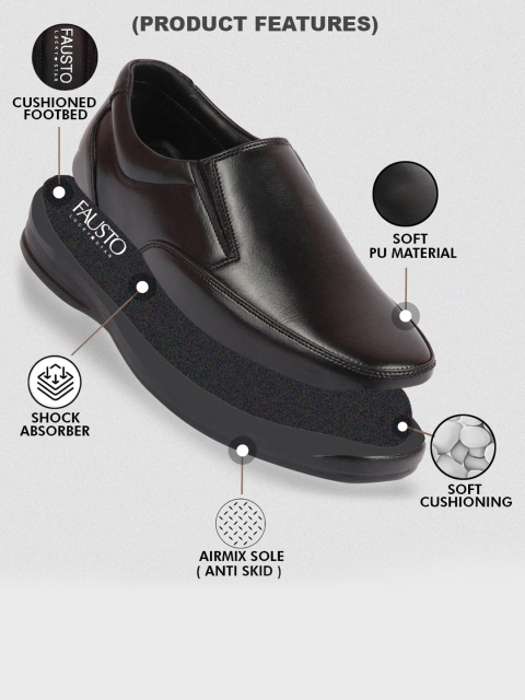 FAUSTO Men Formal Slip-On Shoes - Image 7
