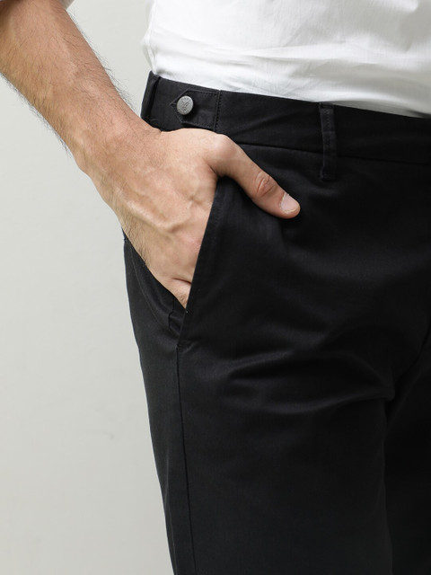 RARE RABBIT Men Cotton Slim Fit Trousers - Image 5