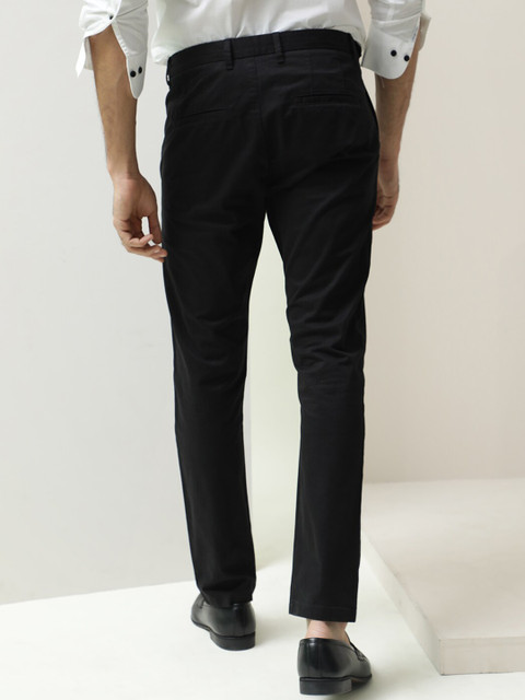 RARE RABBIT Men Cotton Slim Fit Trousers - Image 3