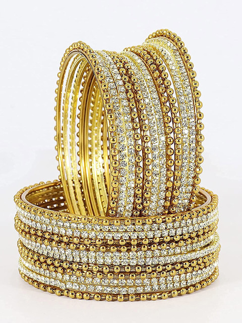 NMII Set Of 24 Cubic Zirconia-Studded Bangle Set