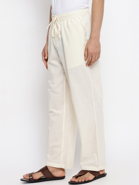 Fabindia Men Striped Cotton Lounge Pant - Image 3