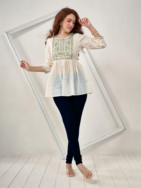 LYRA Mid-Rise Premium 4 Way Stretch Cotton Lycra Churidar-Length Leggings