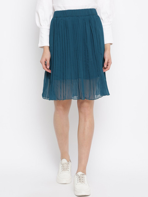 Mayra Accordion Pleated A-Line Skirts