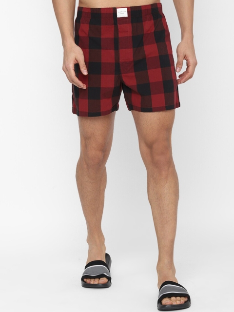 AMERICAN EAGLE OUTFITTERS Checked Inner Elastic Knitted Boxer