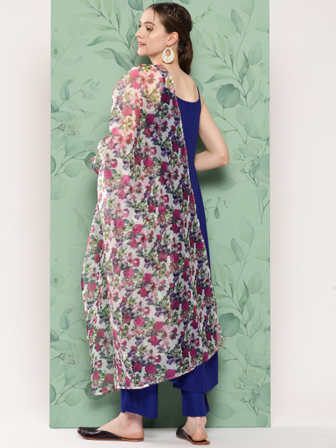 InWeave Kurta With Palazzos & With Dupatta - Image 4