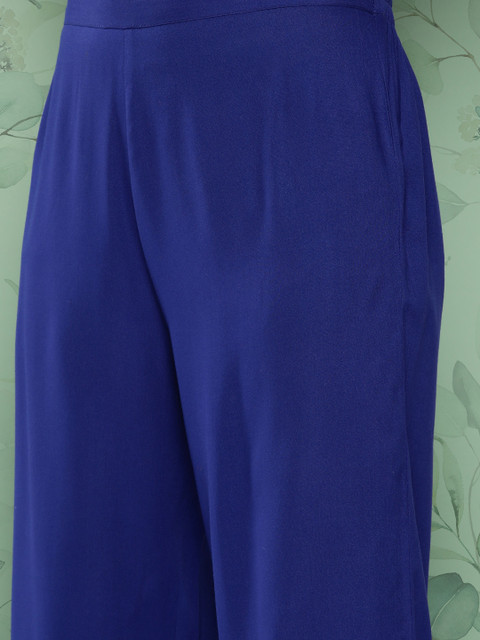 InWeave Kurta With Palazzos & With Dupatta - Image 7