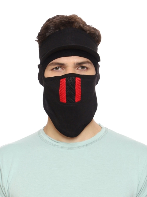 Gajraj Pack Of 2 1-Ply Cotton Reusable Full Face Mask with Air Filter Mesh & Visor - Image 3