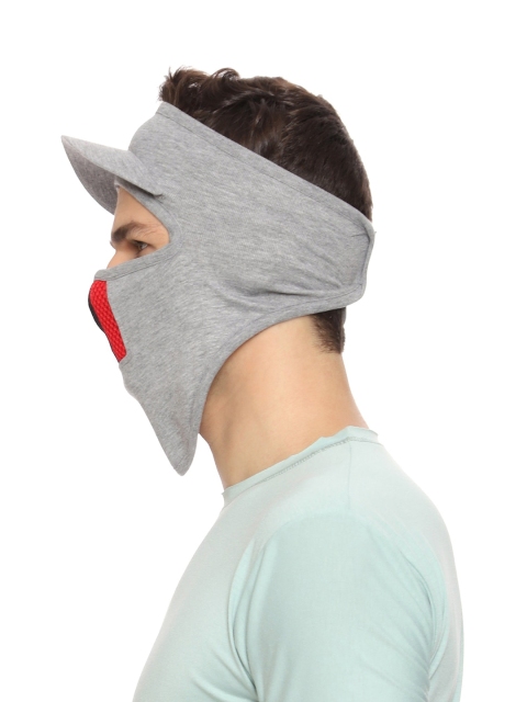 Gajraj Pack Of 2 1-Ply Cotton Reusable Full Face Mask with Air Filter Mesh & Visor - Image 4