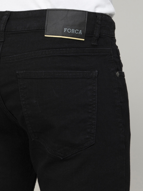 Forca by Lifestyle Men Mid-Rise Cuffed Hem Cotton Jeans - Image 6