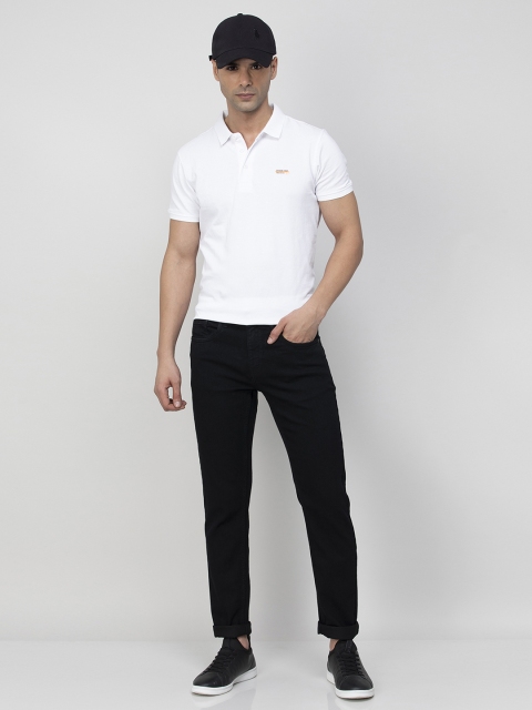 Forca by Lifestyle Men Mid-Rise Cuffed Hem Cotton Jeans - Image 4
