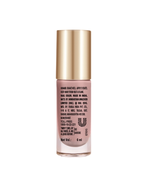 Lakme 9 to 5 Long Lasting Primer + Gloss Nail Color 6 ml - Apple Blossom - Image 2
