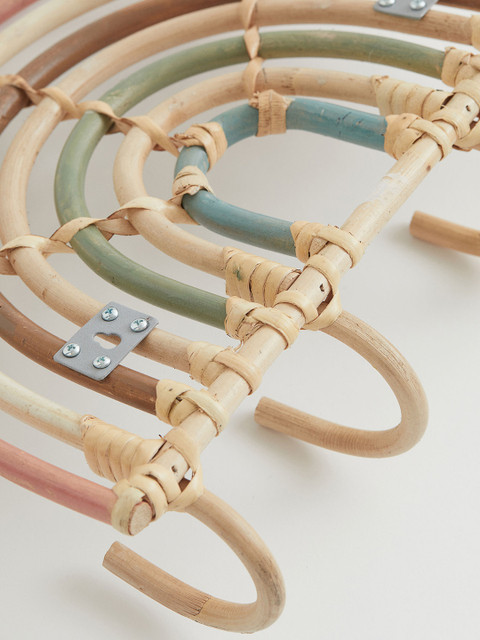 H&M Beige & Blue Rainbow-Shaped Hanging Rack - Image 3