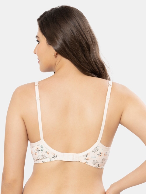 Amante Printed Padded Cotton Casual T-Shirt Bra - BRA10202 - Image 3