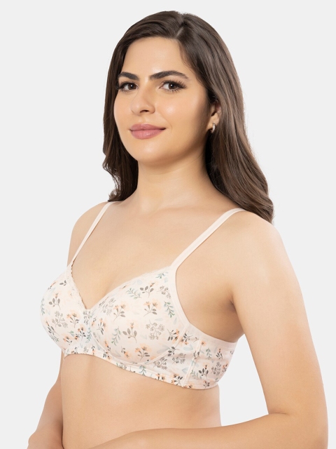 Amante Printed Padded Cotton Casual T-Shirt Bra - BRA10202 - Image 2