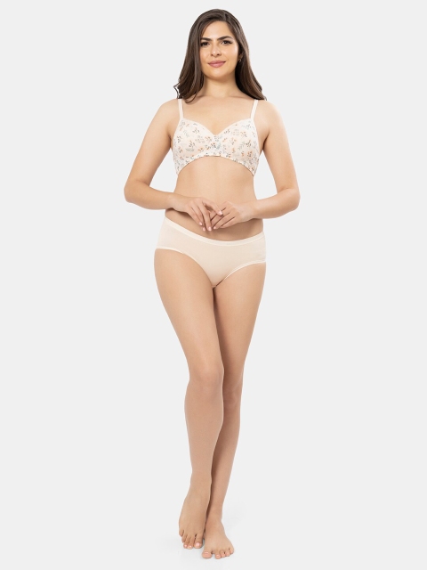 Amante Printed Padded Cotton Casual T-Shirt Bra - BRA10202 - Image 4