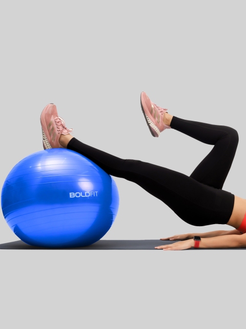 BOLDFIT Anti Burst Gym Ball For Exercise With Foot Pump - Image 6