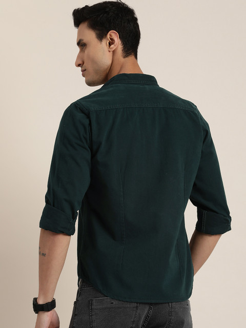 Moda Rapido Solid Casual Shirt - Image 5