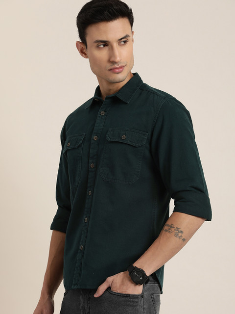 Moda Rapido Solid Casual Shirt - Image 4