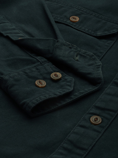 Moda Rapido Solid Casual Shirt - Image 3