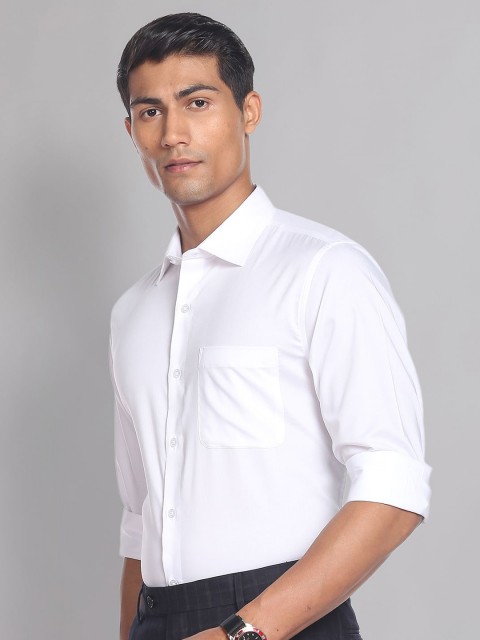 AD By Arvind Spread Collar Cotton Formal Shirt - Image 4