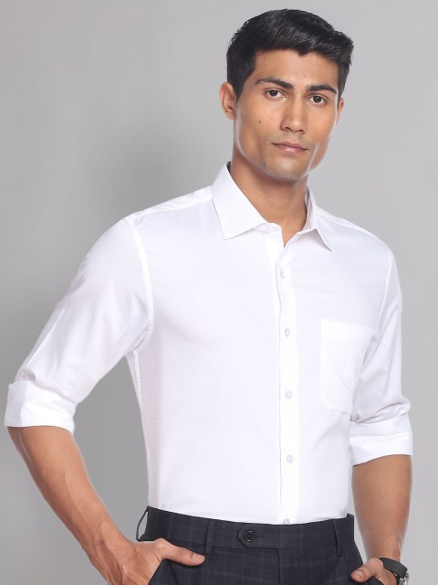 AD By Arvind Spread Collar Cotton Formal Shirt - Image 3