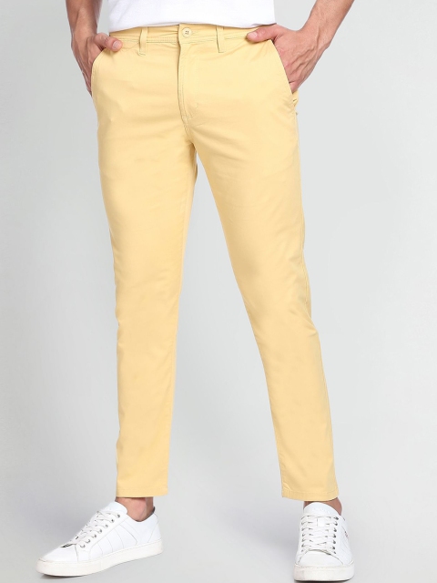 Flying Machine Mid Rise Slim Tapered Fit Trousers