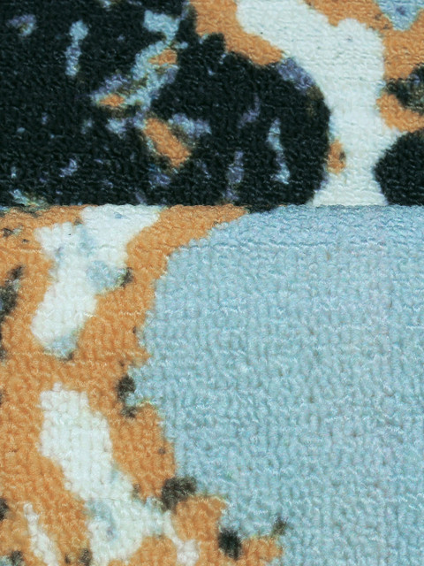 Story@home Blue & Brown Printed Anti-skid Floor Carpet - Image 6