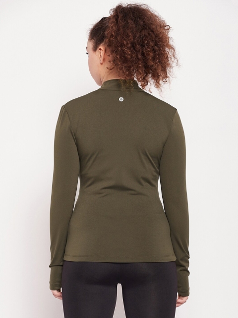 ATHLISIS Reflective Strip Mock Collar Long Sleeves Dry Fit Training or Gym Sporty Jacket - Image 5