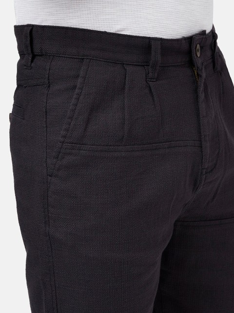 7 Alt by Pantaloons Men Cotton Mid-Rise Slim Fit Shorts - Image 5