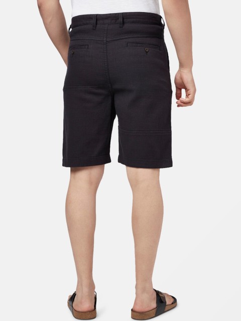 7 Alt by Pantaloons Men Cotton Mid-Rise Slim Fit Shorts - Image 3