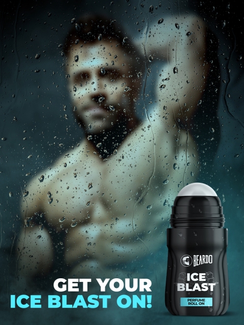 BEARDO Men Ice Blast Perfume Roll On - 50 ml - Image 5