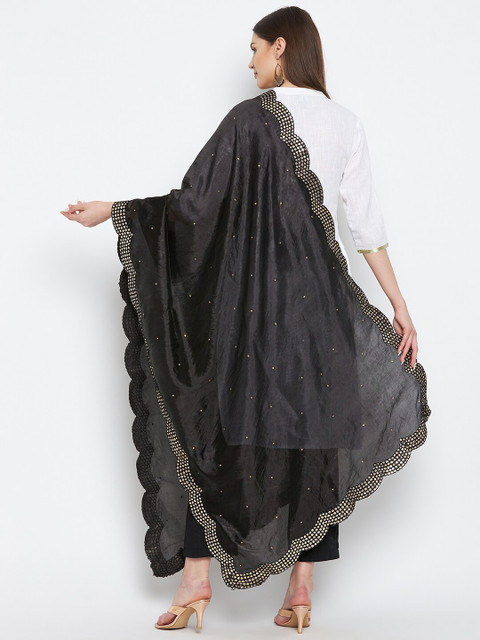 Clora Creation Embroidered Dupatta - Image 4