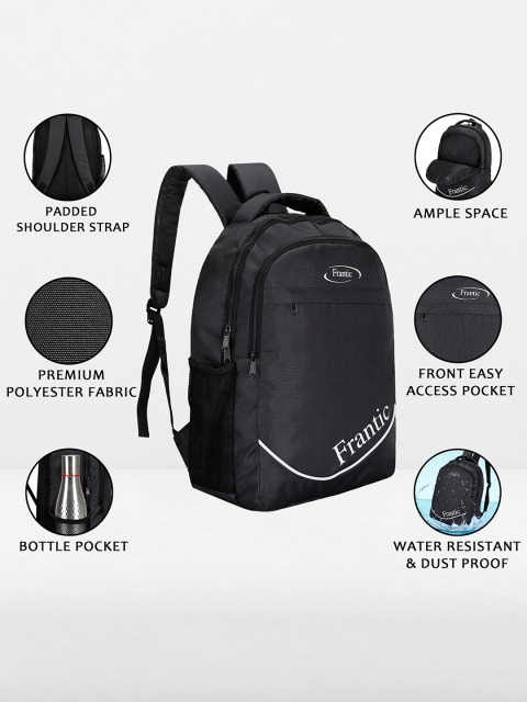 Frantic Unisex Kids Typography Backpack - Image 3
