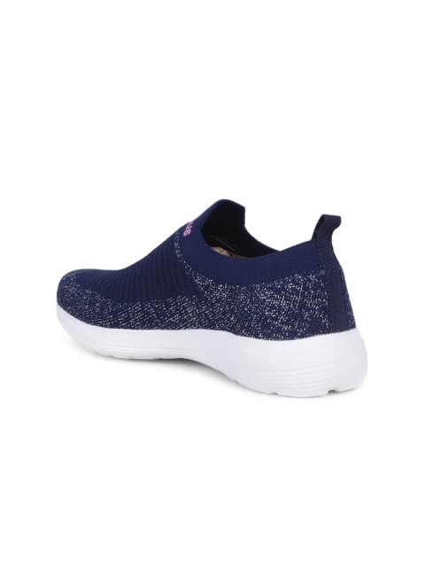 Action Plus Women Woven Design Mesh Comfort Insole Slip-On Sneakers - Image 4