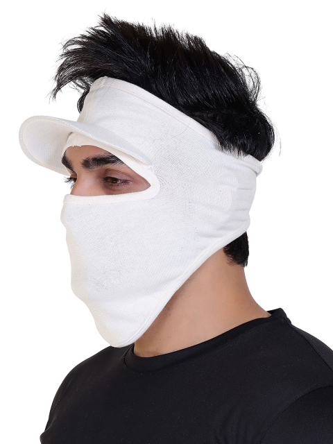 Gajraj Pack Of 2 Cotton Strechable Full Face Masks With Visor - Image 2