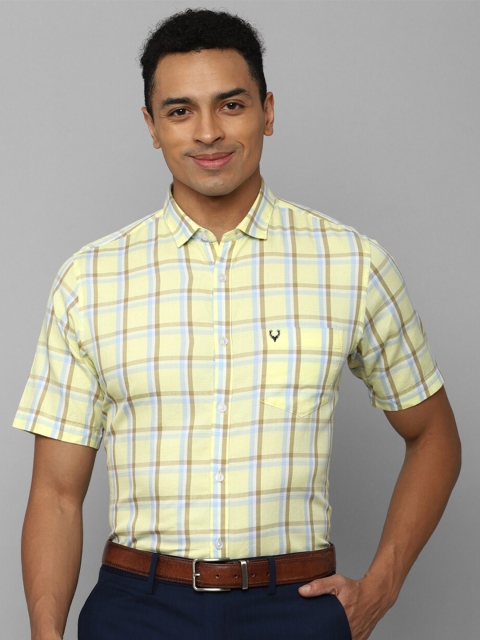 Allen Solly Tartan Checks Cotton Formal Shirt