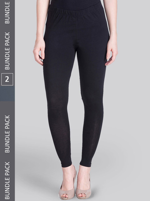 LYRA Pack Of 2 Ankle Length Leggings