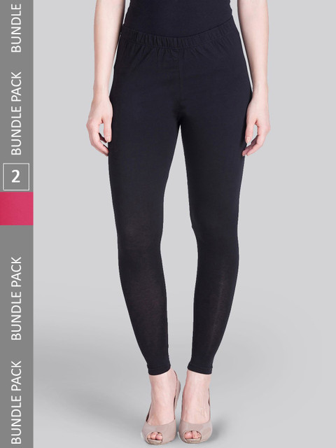LYRA Pack Of 2 Ankle-Length Leggings