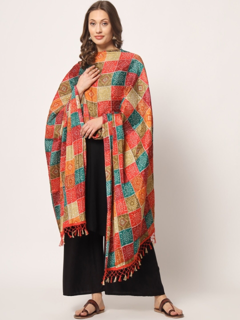 Zamour Printed Bandhani Dupatta - Image 3