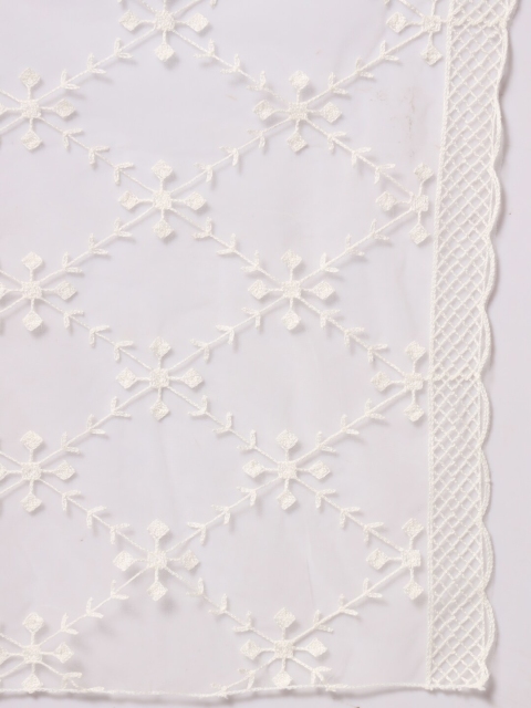 Zamour Embroidered Net Dupatta - Image 2