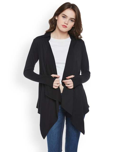 Hypernation Women Black Shrug