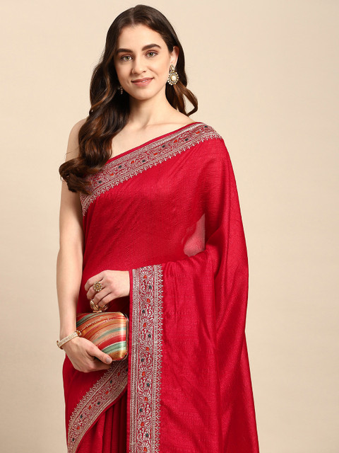 kasee Embroidered Art Silk Saree