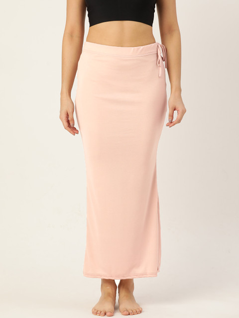 Ms.Lingies Women Solid Saree Shapewear with Side Slit