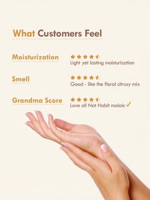 Nat Habit Lemon Moringa Hand Cream with Shea Butter Moisturizes & Reduces Tan - 30ml - Image 5