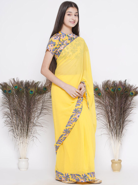 Little Bansi Pure Georgette Ready to Wear Saree - Image 2