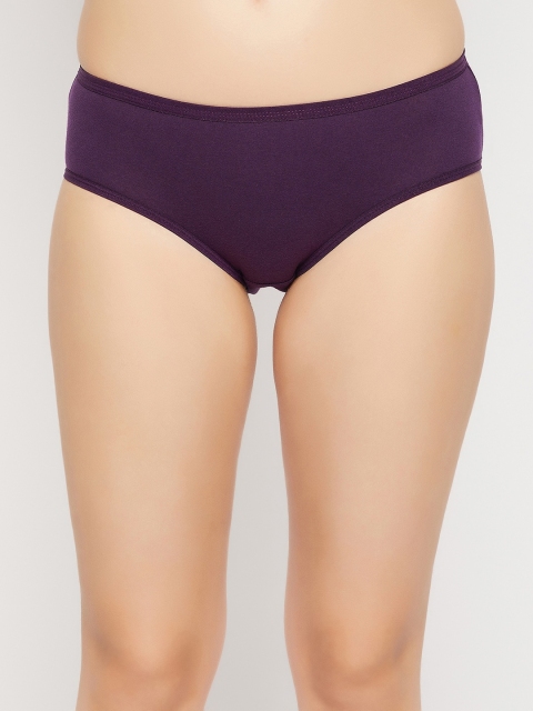 SECRETS BY ZEROKAATA Pack of 4 Assorted Cotton Basic Briefs Panty For Women - Image 3