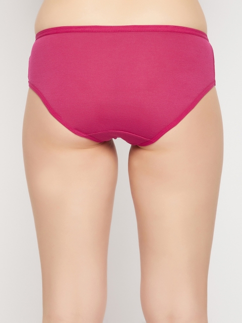 SECRETS BY ZEROKAATA Pack of 4 Assorted Cotton Basic Briefs Panty For Women - Image 8