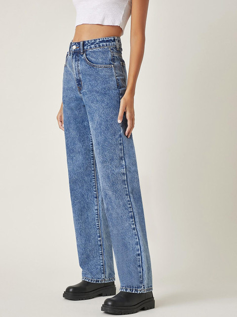 Kotty Women Pack of 2 Straight Fit High-Rise Stretchable Jeans - Image 3